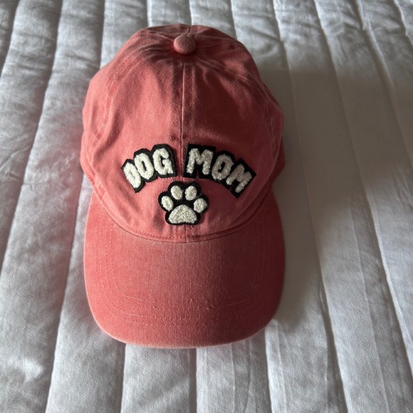 David and Young Accessories - David and Young Dog Mom Pink Baseball Cap Chenille‎ Patch Hat FWCAP2184